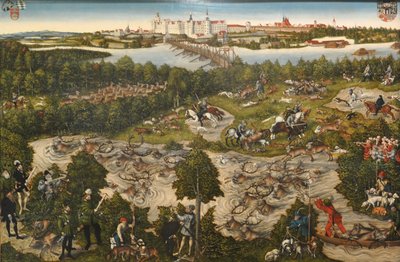 Stag Hunt of the Elector Johann Friedrich by Lucas Cranach the Younger